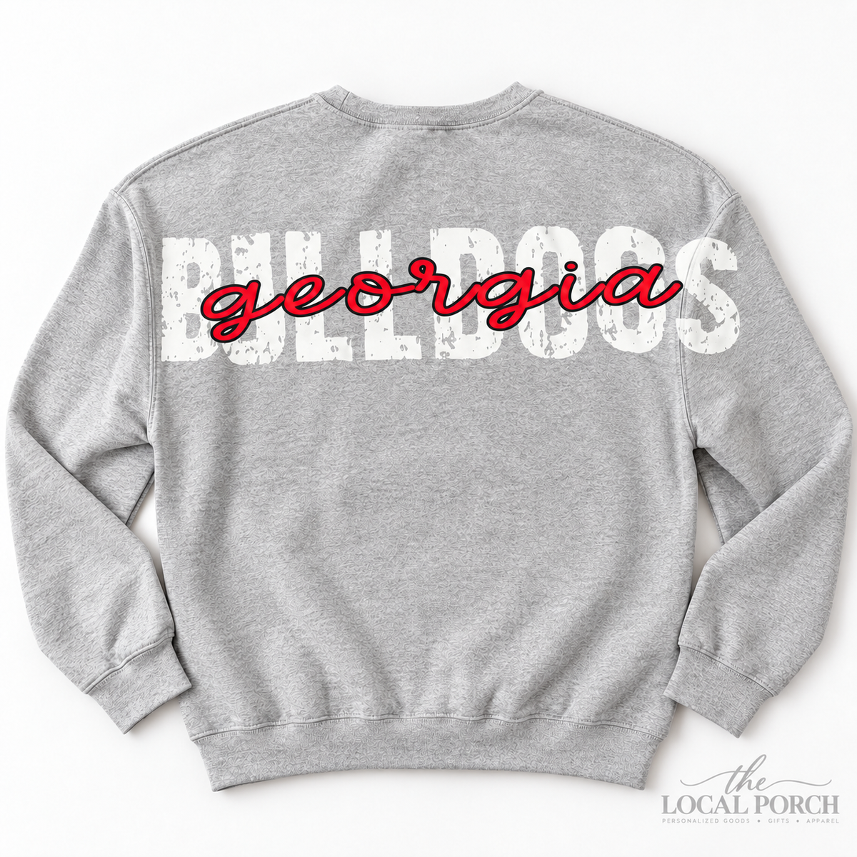 Custom School Spirit Sweatshirt- OVERSIZED Back Design