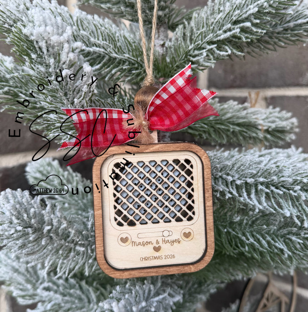 Personalized Voice Recording Christmas Ornament