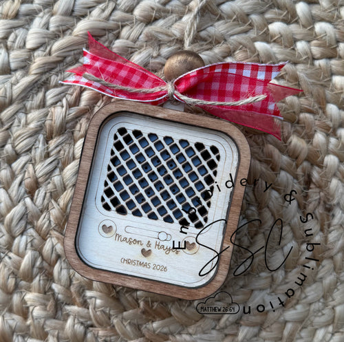 Personalized Voice Recording Christmas Ornament