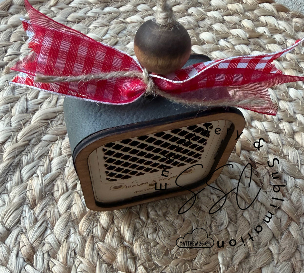 Personalized Voice Recording Christmas Ornament